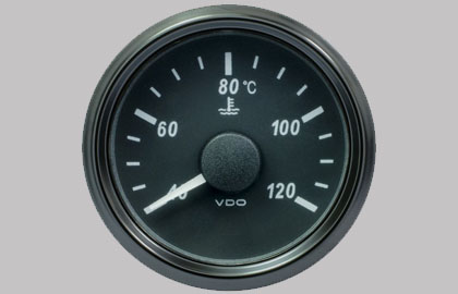 SingleViu Coolant Temperature Gauge 120C